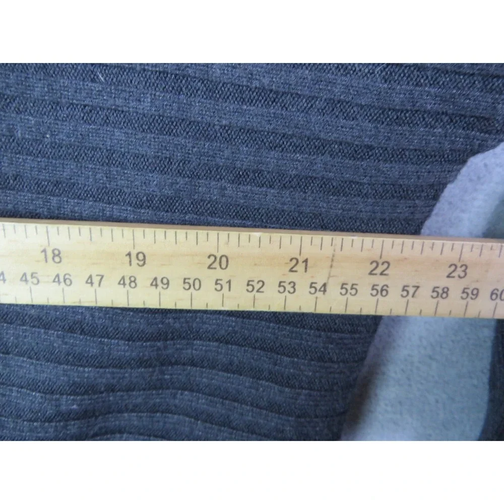 Gap‎ Womens Sweater M Gray Merino Wool Open Cardigan Office Career Cozy